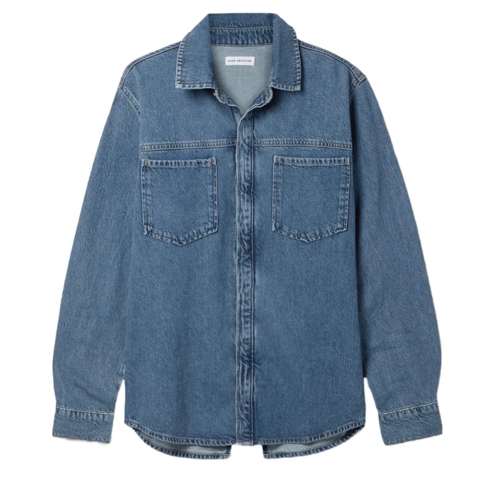 GOOD AMERICANDenim Split Shirt Size 3